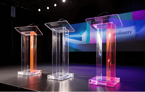 gallery product acrylic Exhibition stands, podiums, manufacturer
