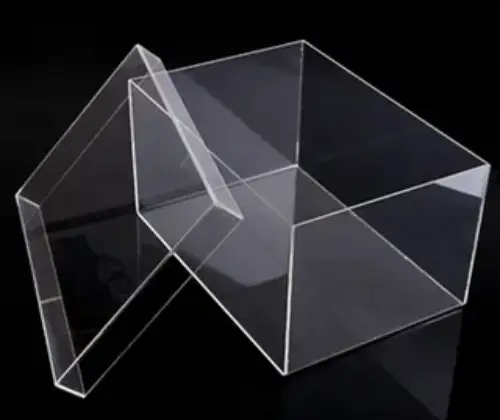 Acrylic trasparent gift box on acrylic market