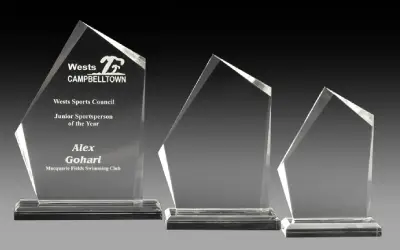 Acrylic Trophy Awards Makers UAE & dubai, premium trophy designs
