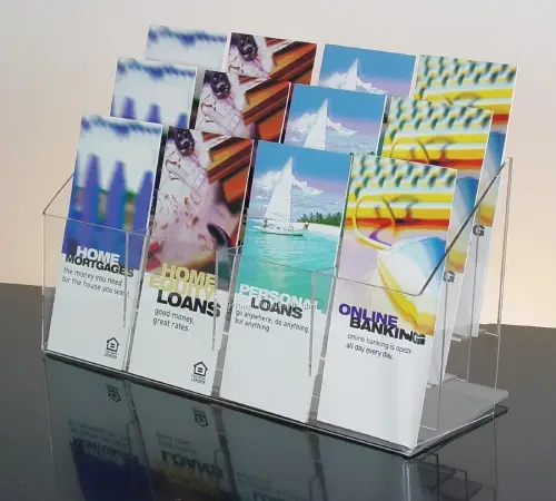 acrylic brochure stand manufacture in dubai, acrylic brochure display stands
