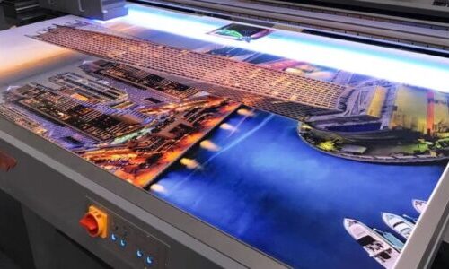 Beautiful UV design print for business branding