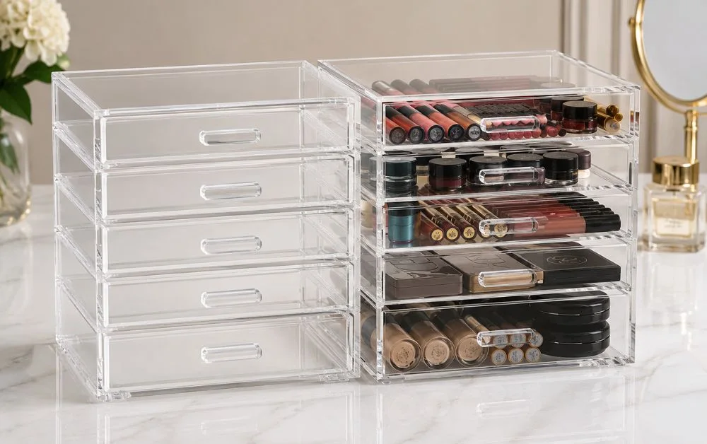 Acrylic Cosmetic Box Supplier in Dubai: The Beauty Sector Application