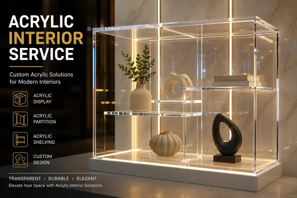 Acrylic Interior Service in Dubai for Modern Spaces