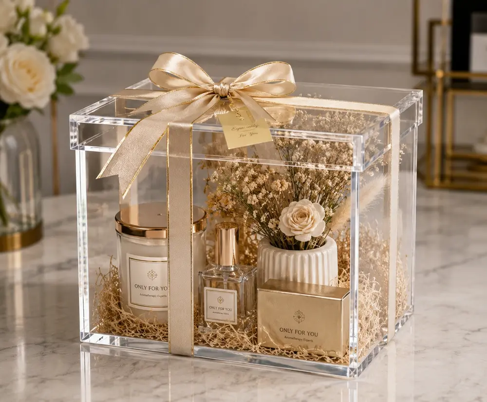 Acrylic Gift Box in Dubai | Custom Corporate Packaging